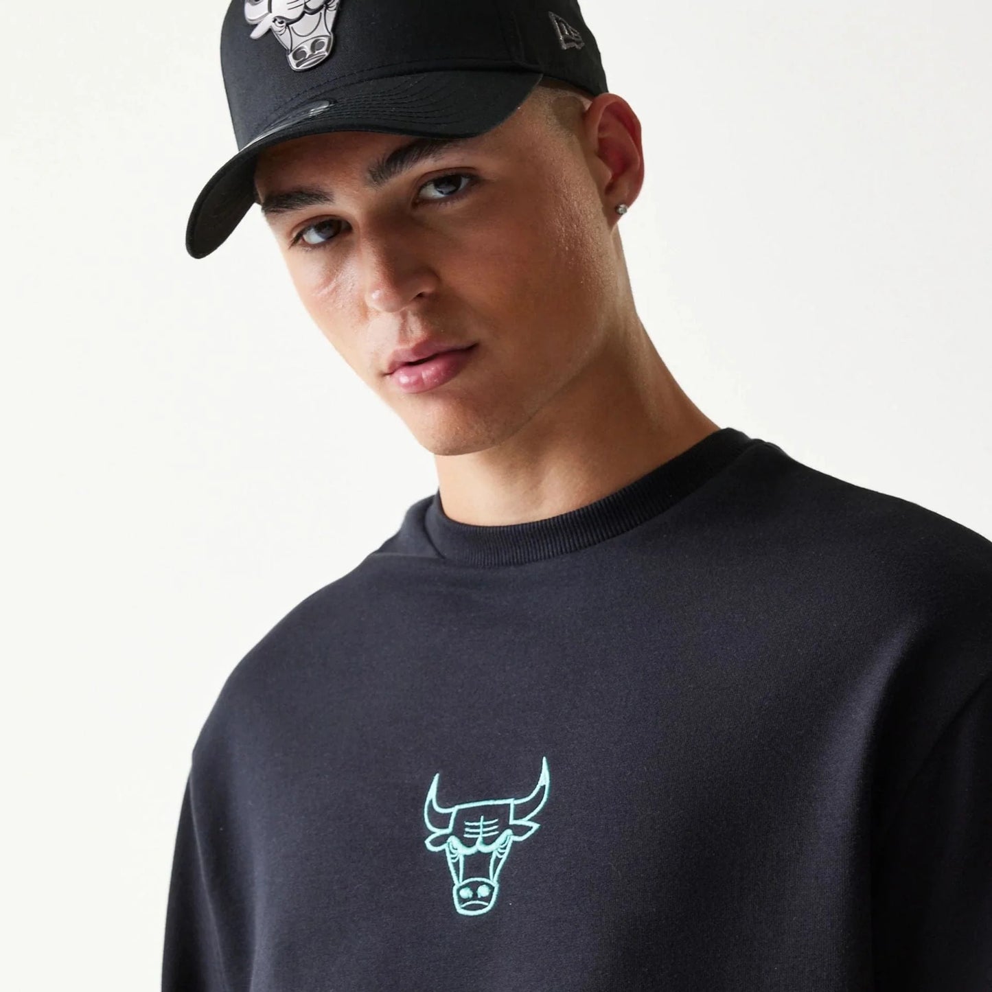 NEW ERA FELPA G M 0771509 NERO