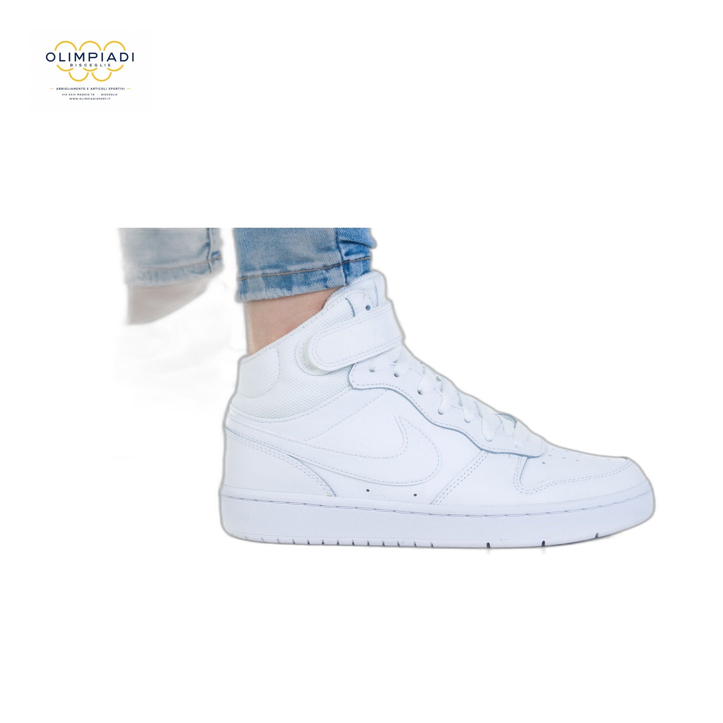 NIKE COURT BOROUGH MID 2 - CD7782-100