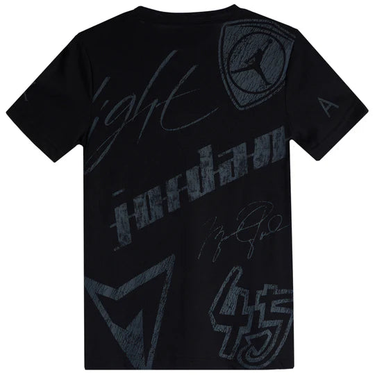 JORDAN T-SHIRT K 95D525-023 NERO