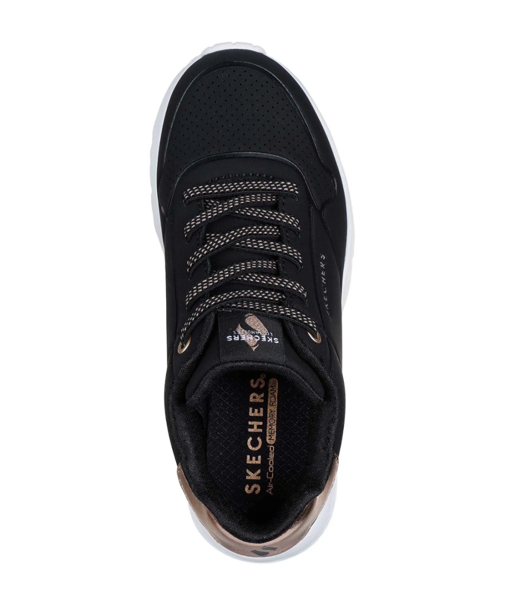 SKECHERS UNO LITE-METALLIC K 310384 BLK