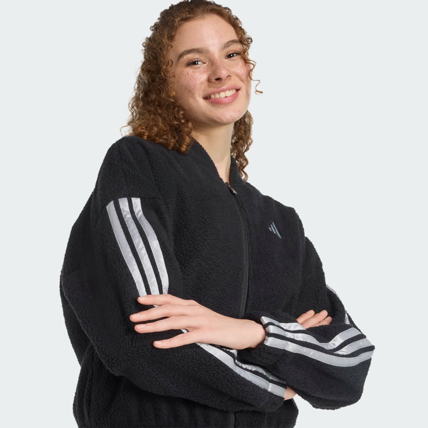 ADIDAS W HOL FZ BLACK/SILVMT JM1891