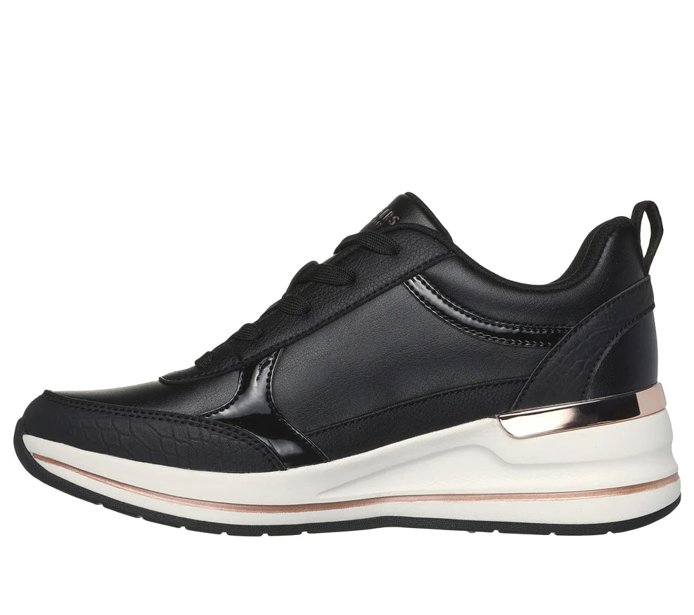 SKECHERS BILLION 2 FINE SHINE W 177345 BLK