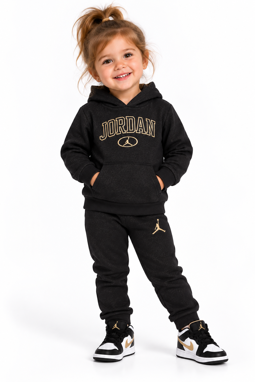 JORDAN TUTA FELPA E LEGGINGS SEE ME SHINE BAMBINA 35D565-G7H