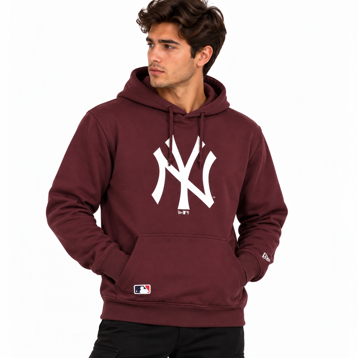 NEW ERA FELPA CAPPUCCIO MLB UOMO 0416737-0001