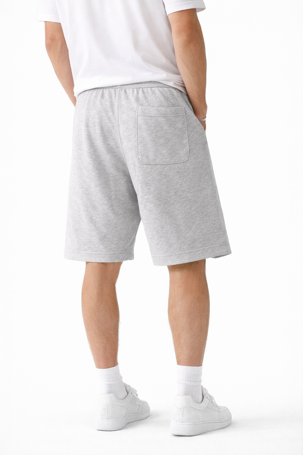 SHORT M 74513 GRIGIO MELANGE