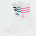 3S C SPW CRW 3P WHITE/PURTEA/LUCPNK JW2765
