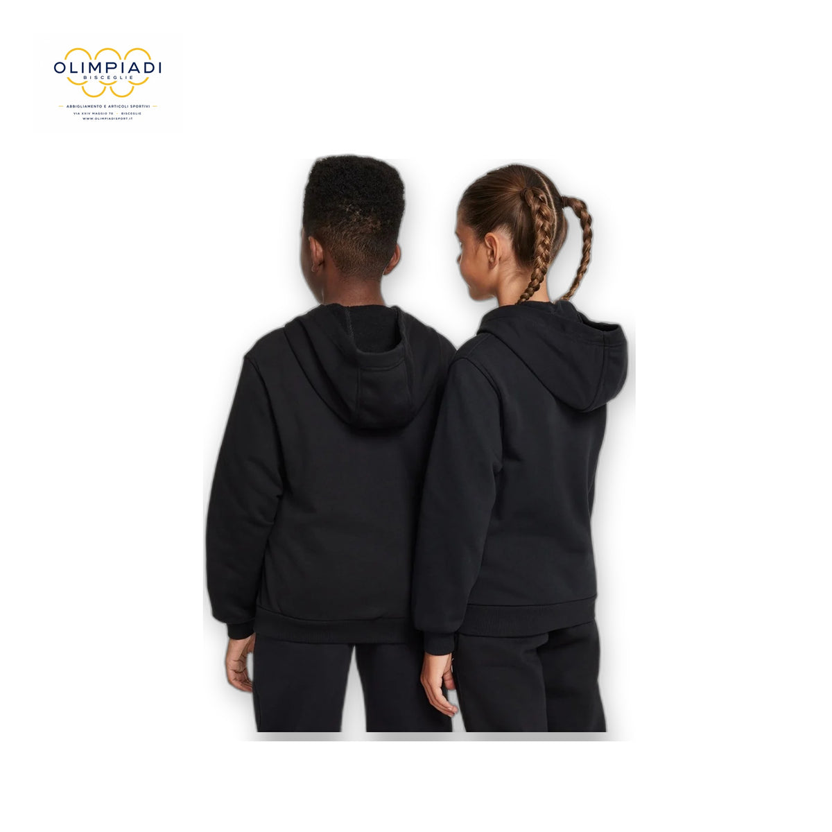 NIKE FLEECE FELPA COTONE - FD3017-010