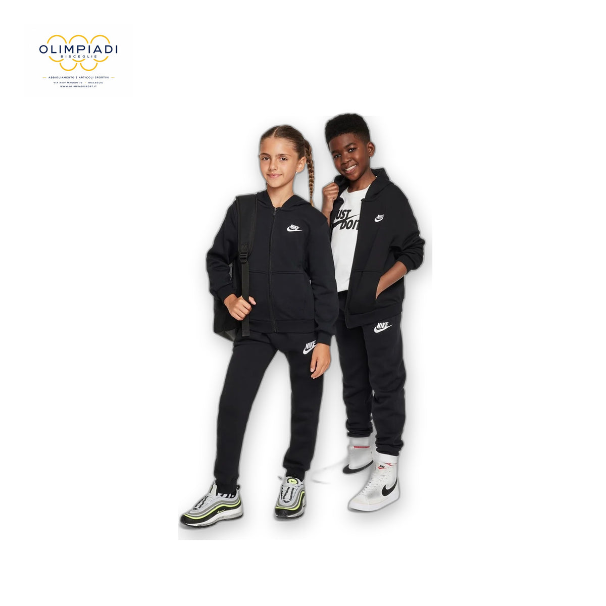 NIKE FLEECE FELPA COTONE - FD3017-010