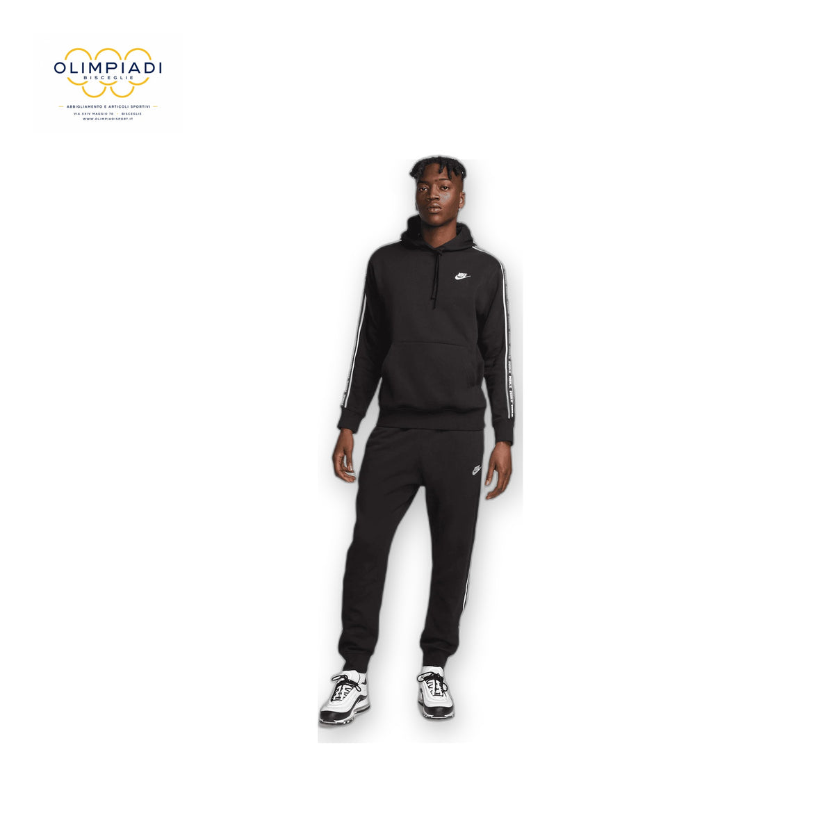 NIKE TUTA UOMO FB7296 NERA