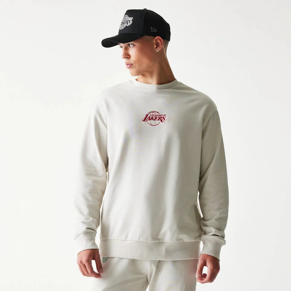 NEW ERA FELPA G M 0771513 BEIGE