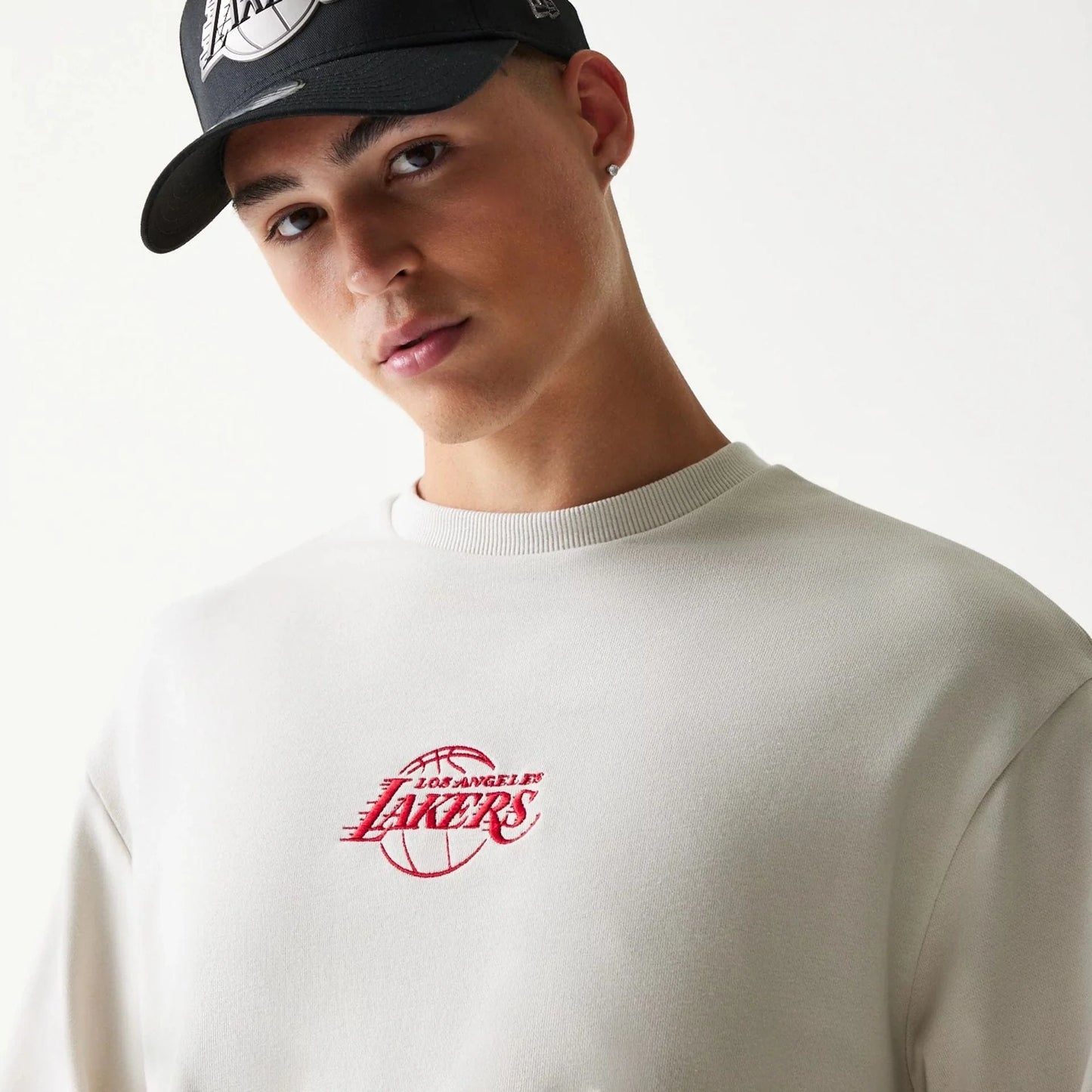 NEW ERA FELPA G M 0771513 BEIGE