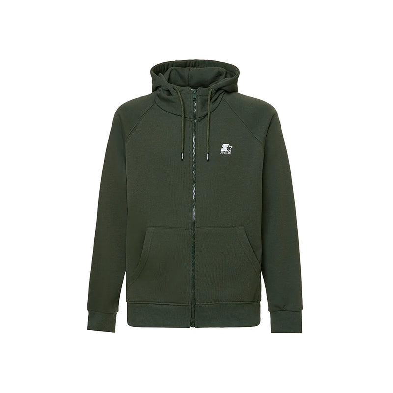 FELPA M ZIP 73816 VERDE MILITARE