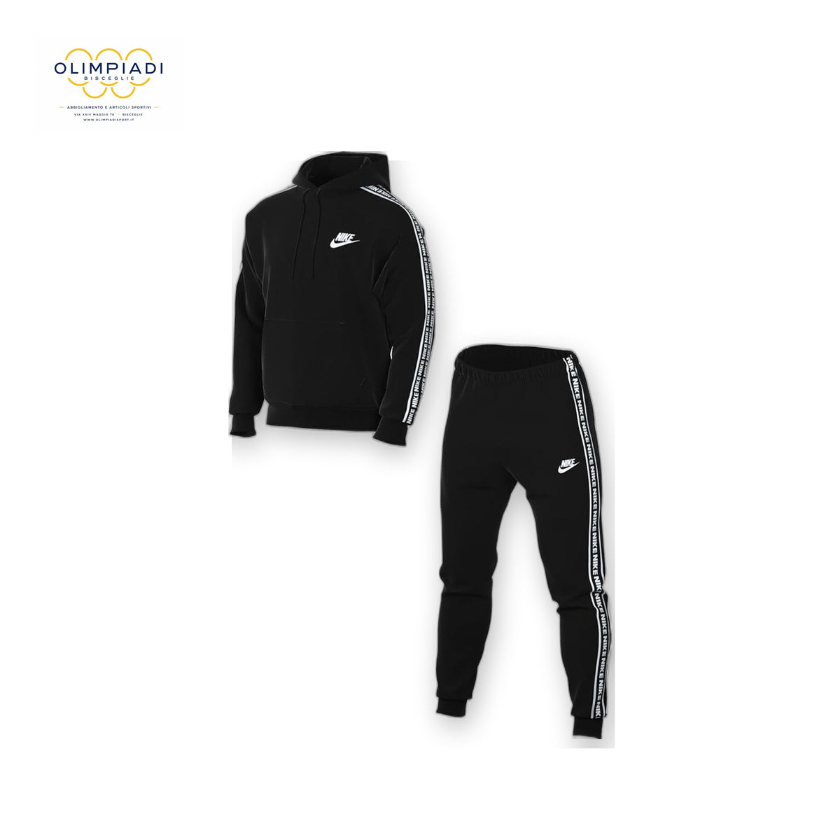 NIKE TUTA UOMO FB7296 NERA