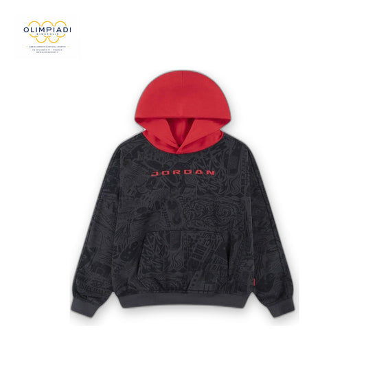JORDAN FELPA CAPPUCCIO MJ BROOKLYN BAMBINO 95G185-G9Q