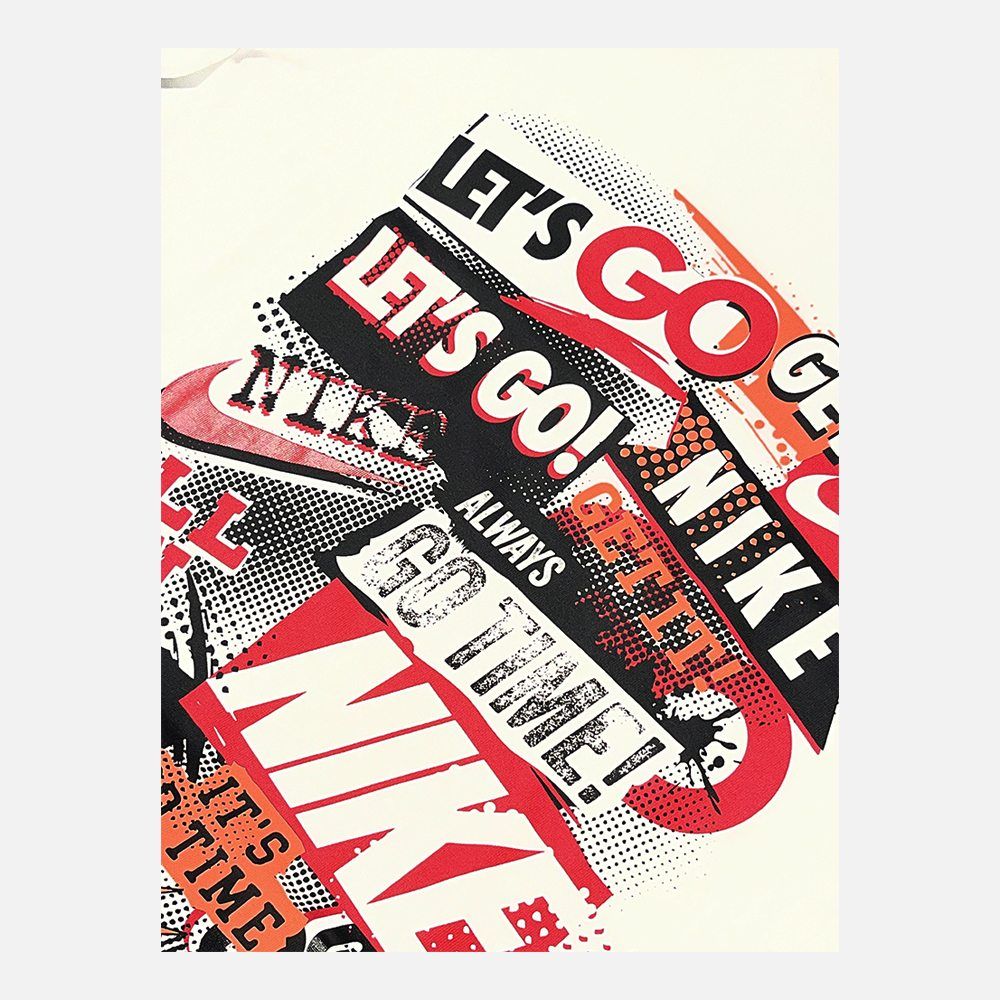 NIKE COLLAGE TEE TERRY SHORT SET 9Q1426-001