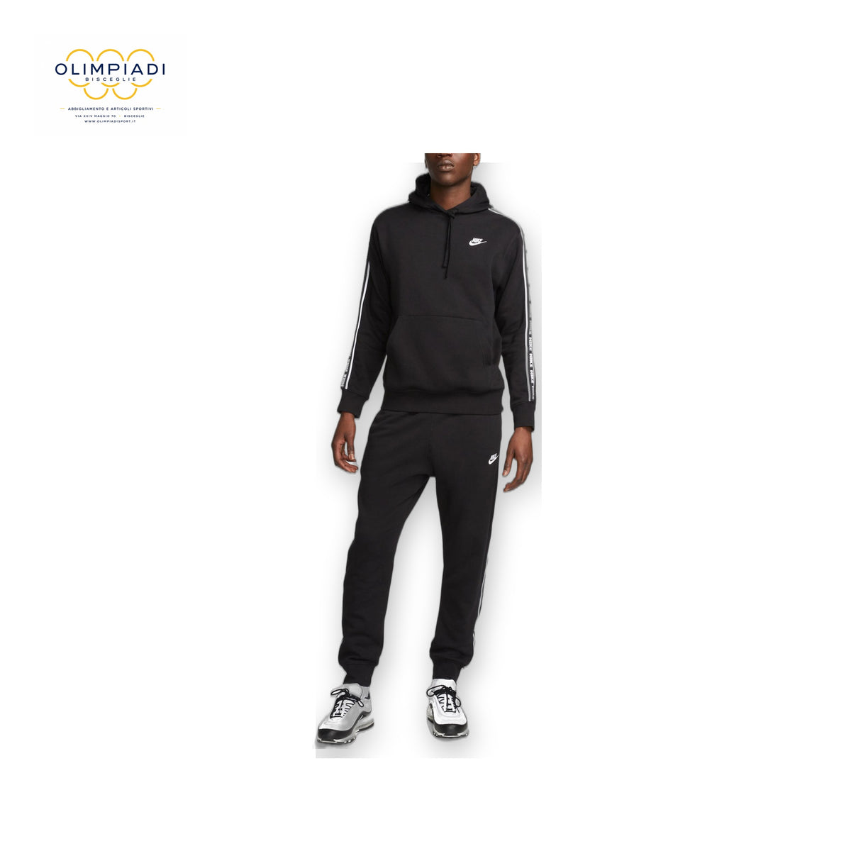 NIKE TUTA UOMO FB7296 NERA