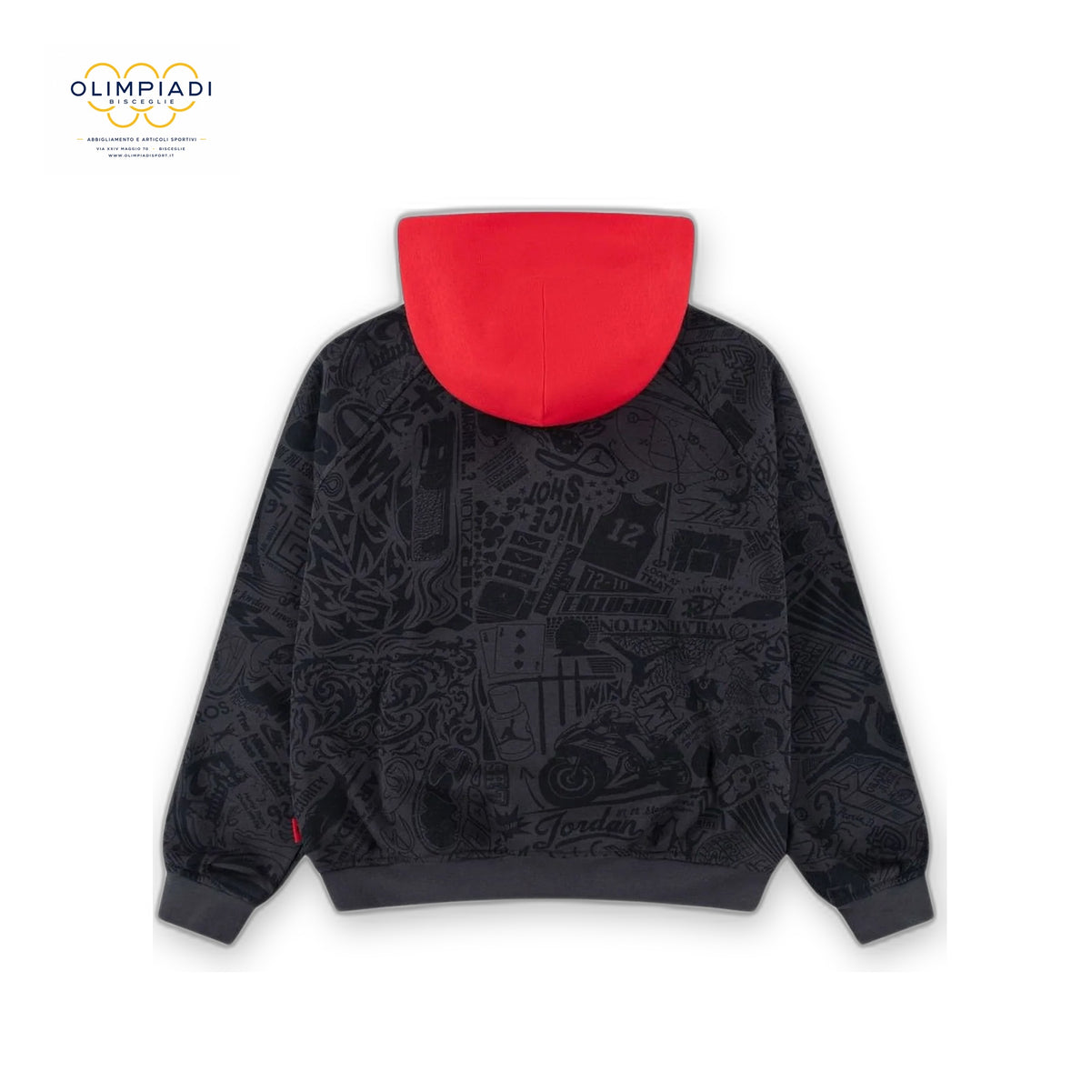 JORDAN FELPA CAPPUCCIO MJ BROOKLYN BAMBINO 95G185-G9Q