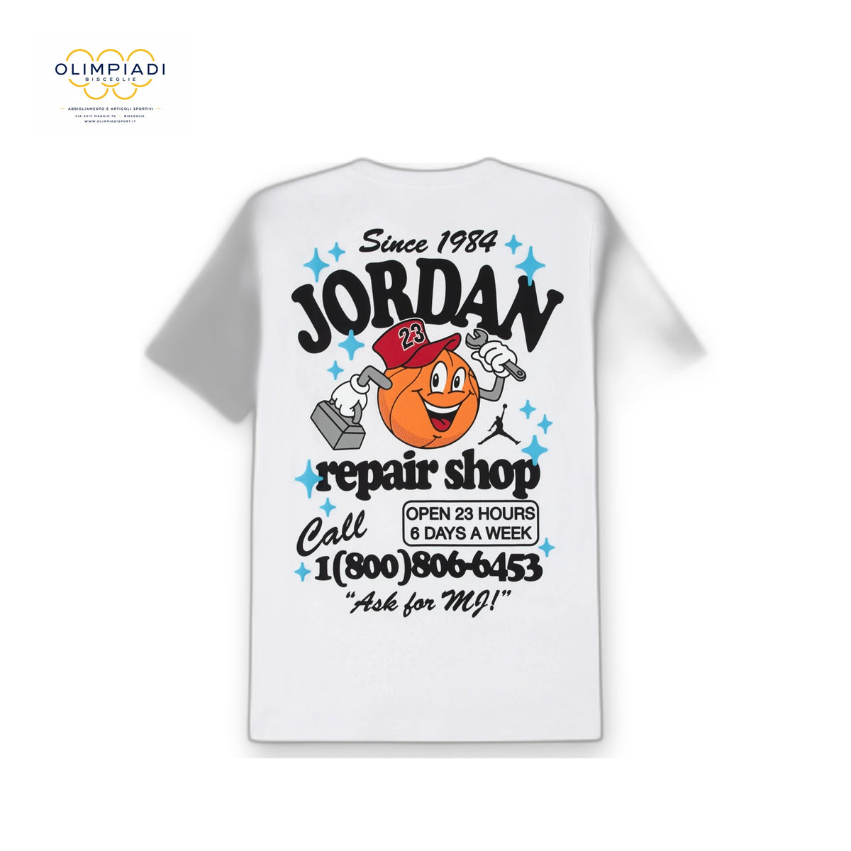 JORDAN T-SHIRT MJ'S REPAIR SHOP BAMBINO 95G220-001