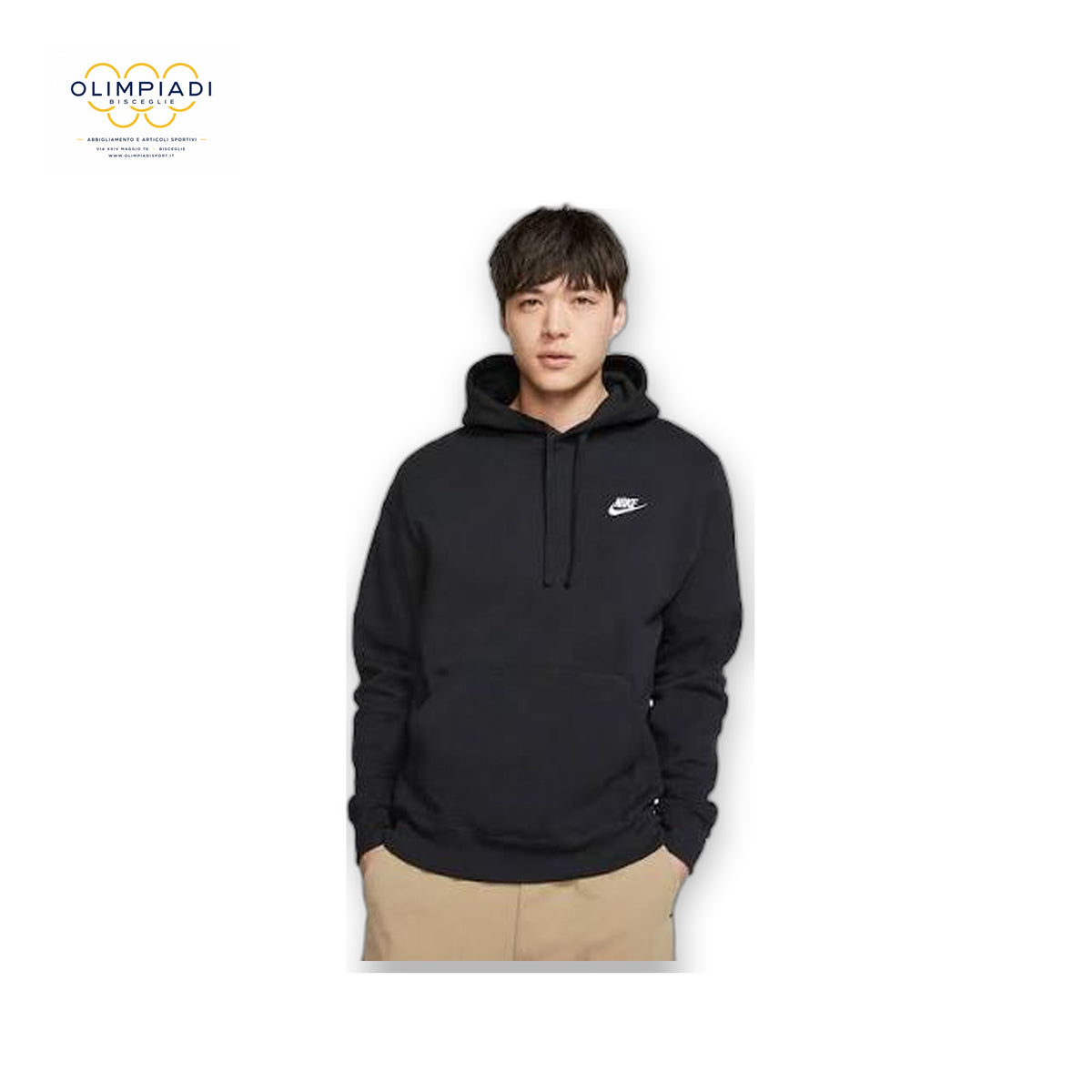 NIKE FELPA M BV2654 NERO
