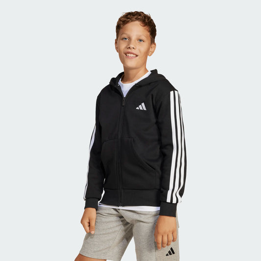 ADIDAS FELPA K JD6494     BLACK/WHITE