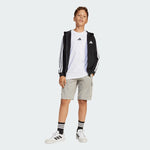 FELPA K JD6494     BLACK/WHITE