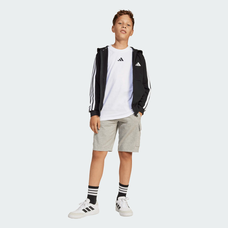 FELPA K JD6494     BLACK/WHITE