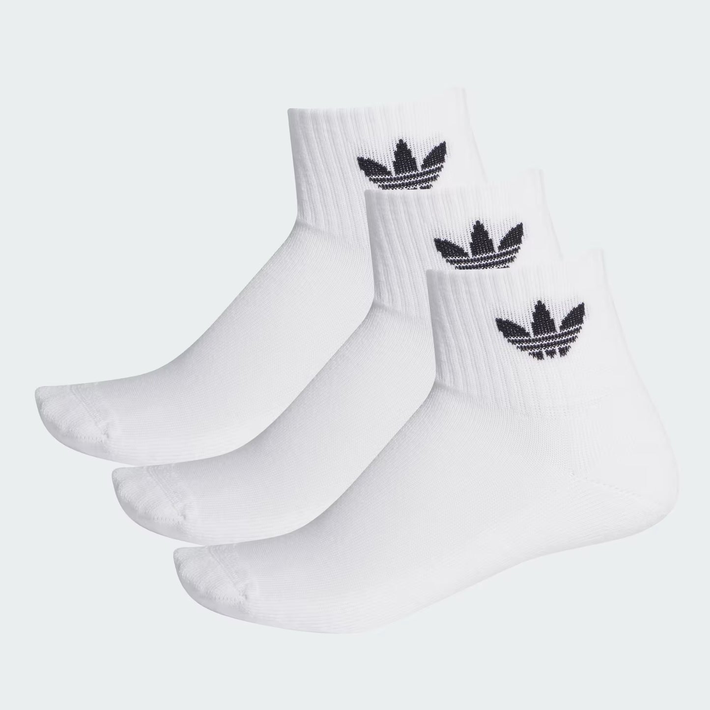 ADIDAS 1/4 SOCKS 3P WHITE/WHITE/BLACK (FT8529)