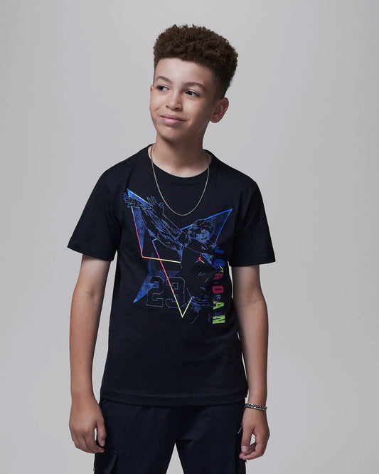 JORDAN T-SHIRT K 95D527-023 NERO