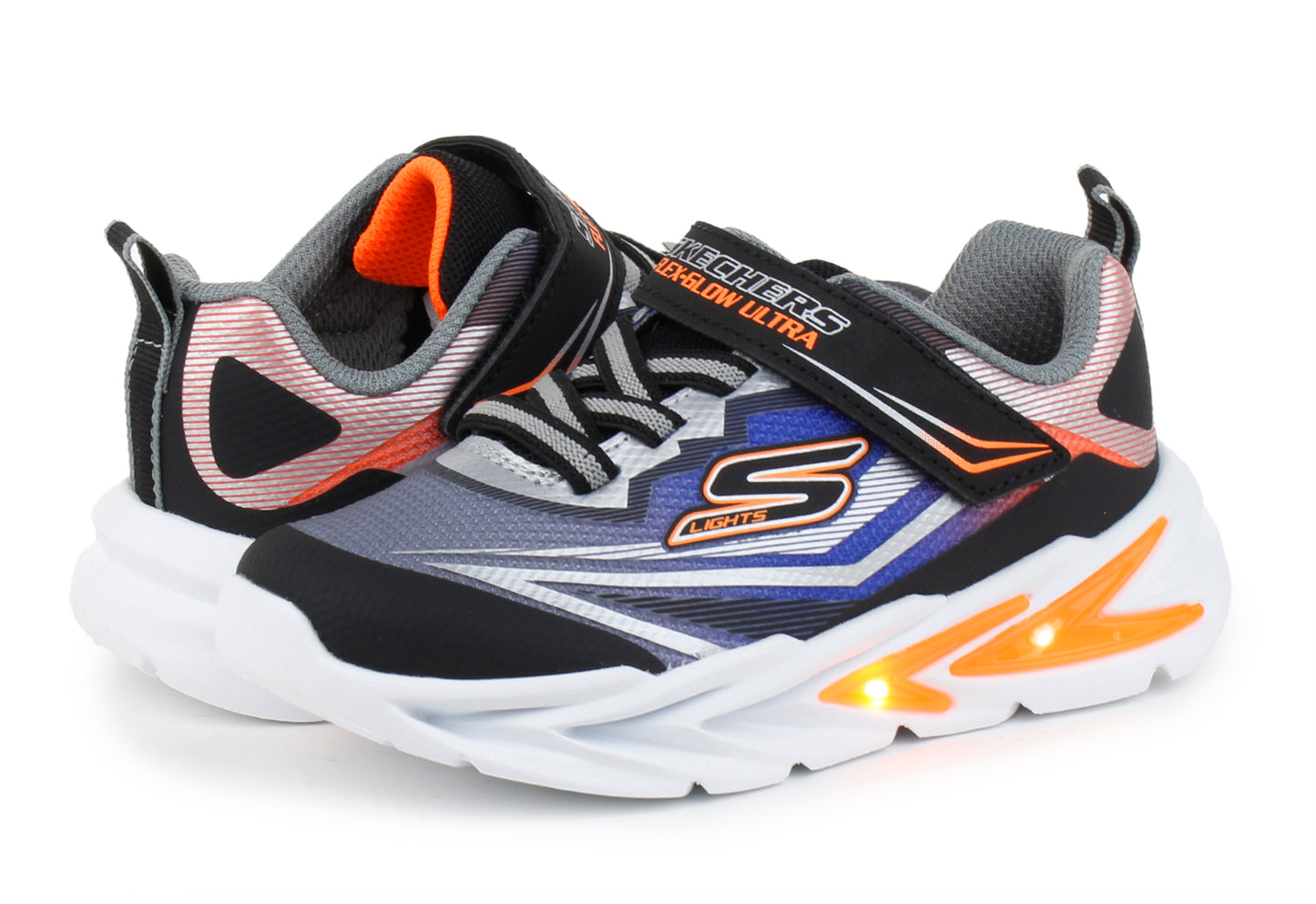 SKECHERS FLEX-GLOW ULTRA K 400139L BKSL