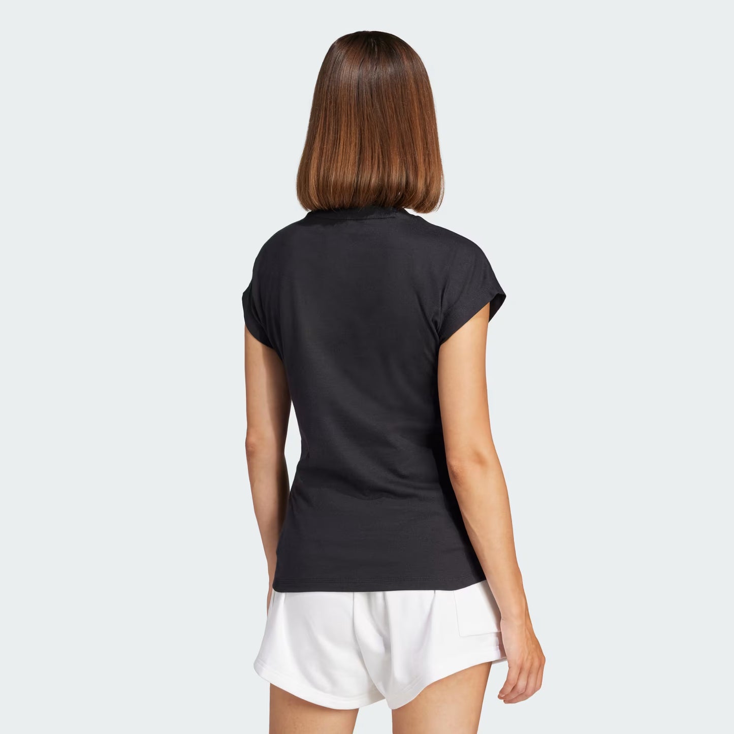 ADIDAS W LIN SJ T BLACK/WHITE (JC8238)