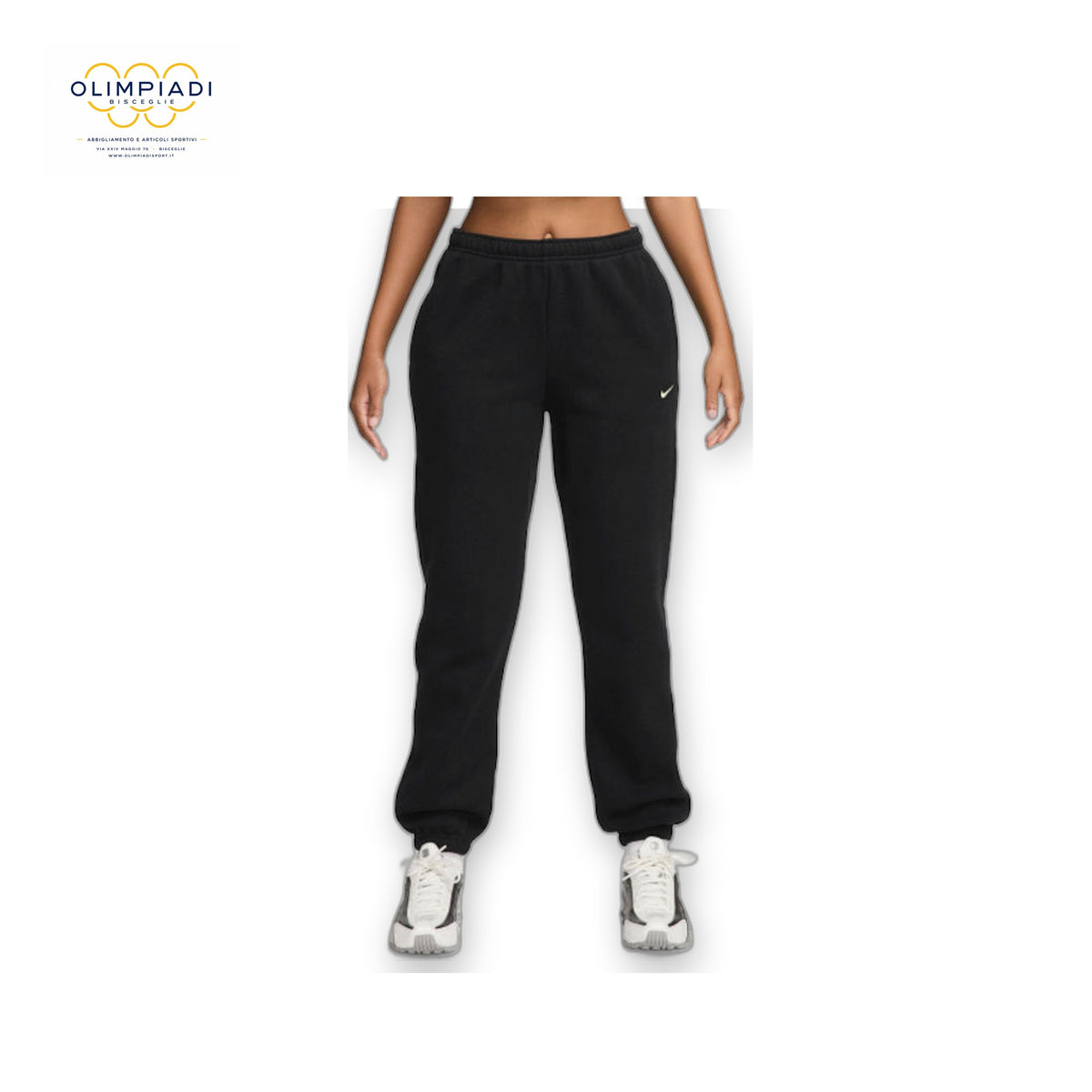 NIKE FLEECE PANTALONI COTONE - IM8076-010