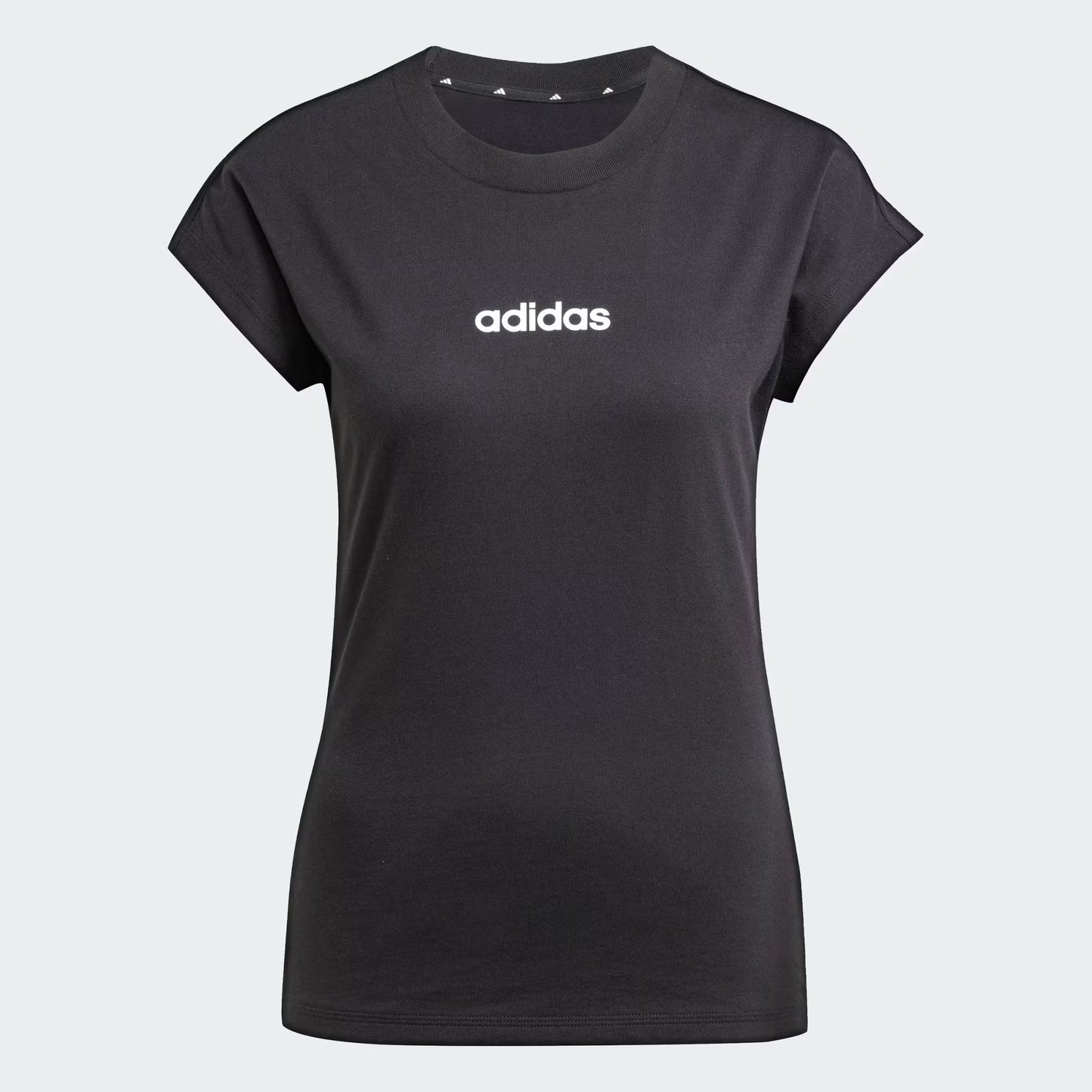 ADIDAS W LIN SJ T BLACK/WHITE (JC8238)