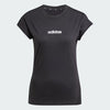 ADIDAS W LIN SJ T BLACK/WHITE (JC8238)