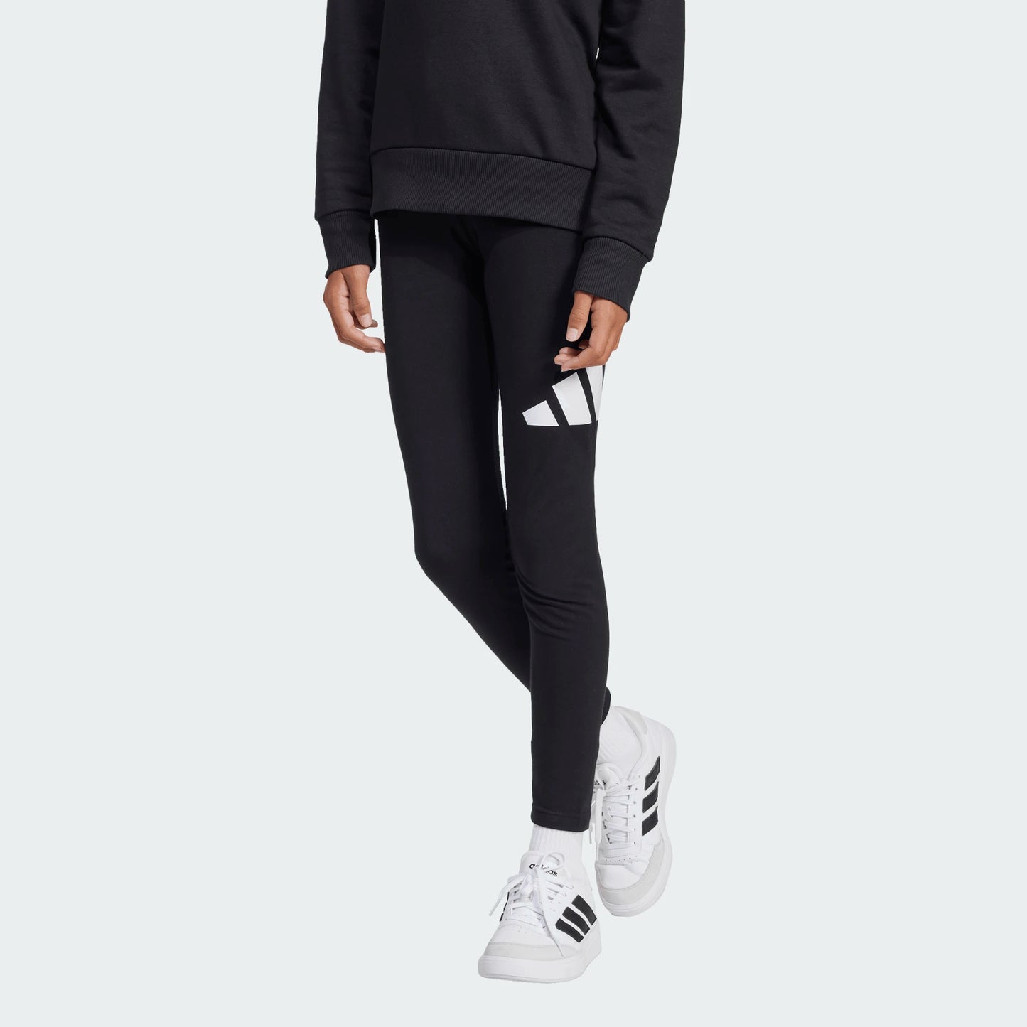 ADIDAS LEGGINS G JC9632    BLACK/WHITE