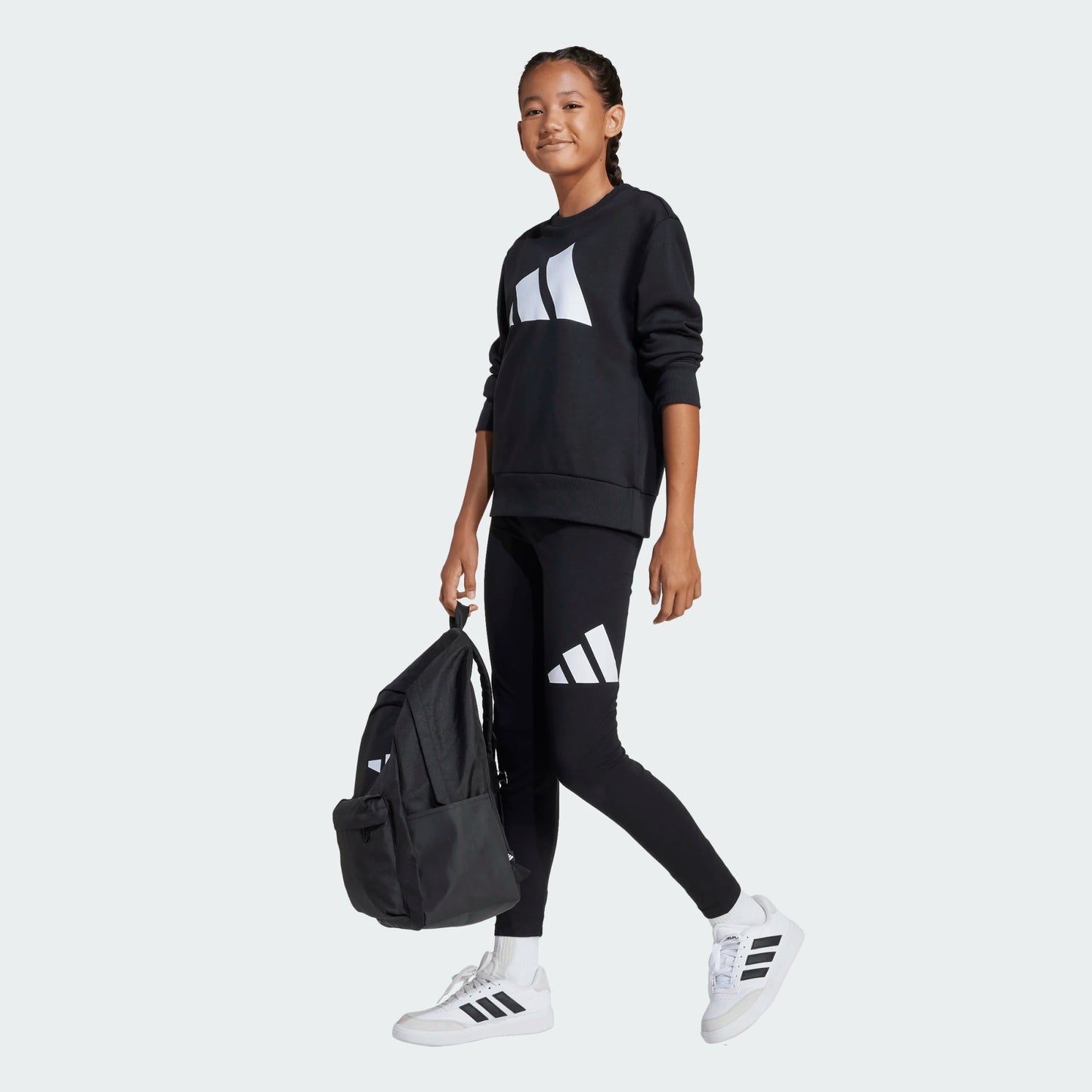 ADIDAS LEGGINS G JC9632    BLACK/WHITE