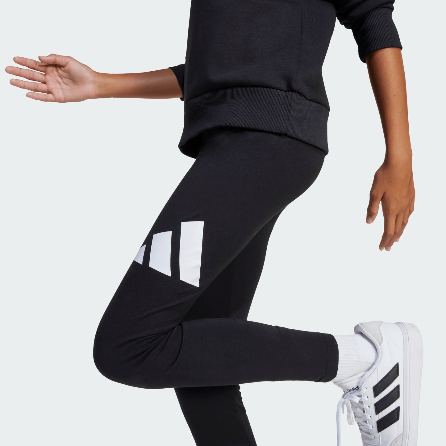 ADIDAS LEGGINS G JC9632    BLACK/WHITE