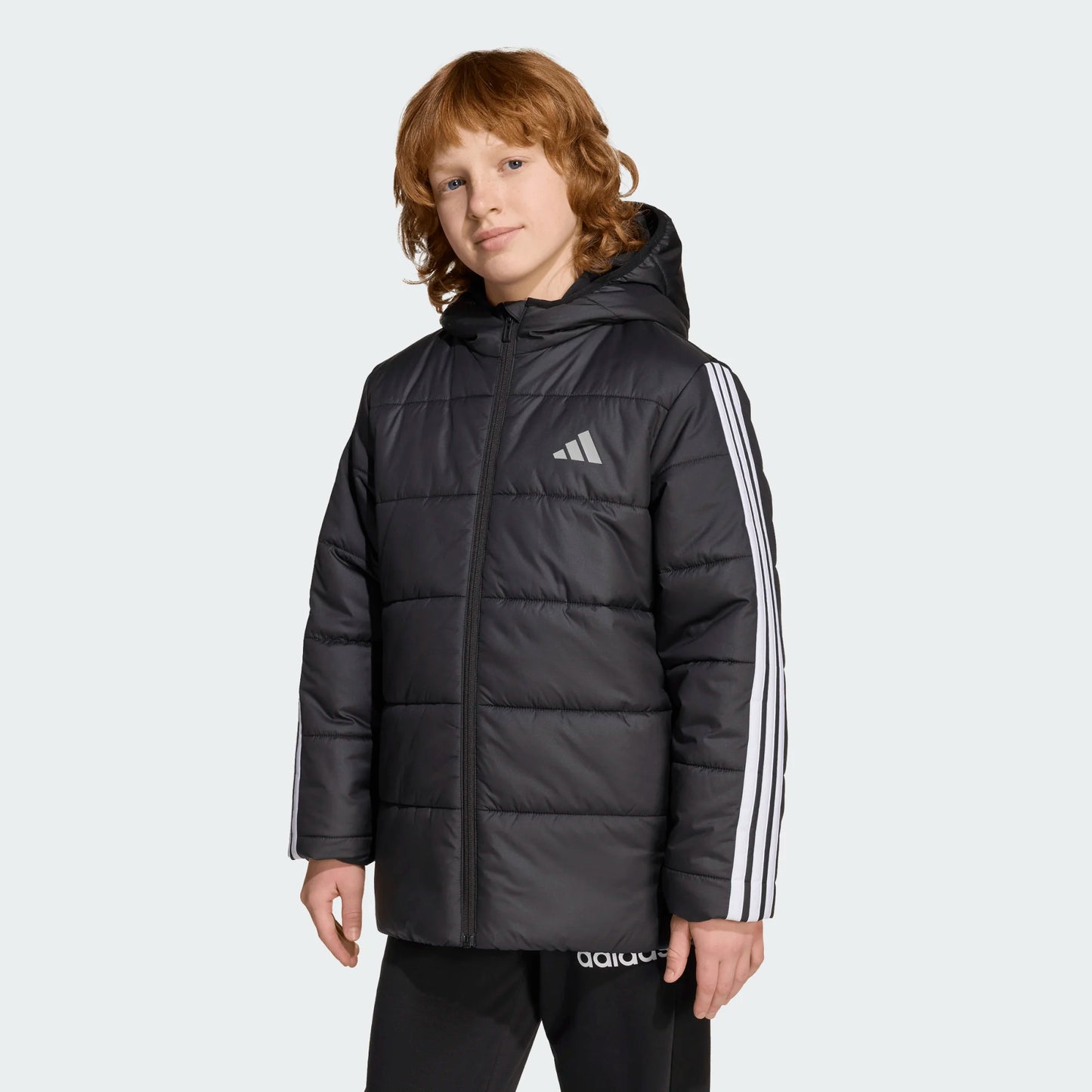 ADIDAS GIUBBOTTO INVERNALE K J7402 BLACK/WHITE