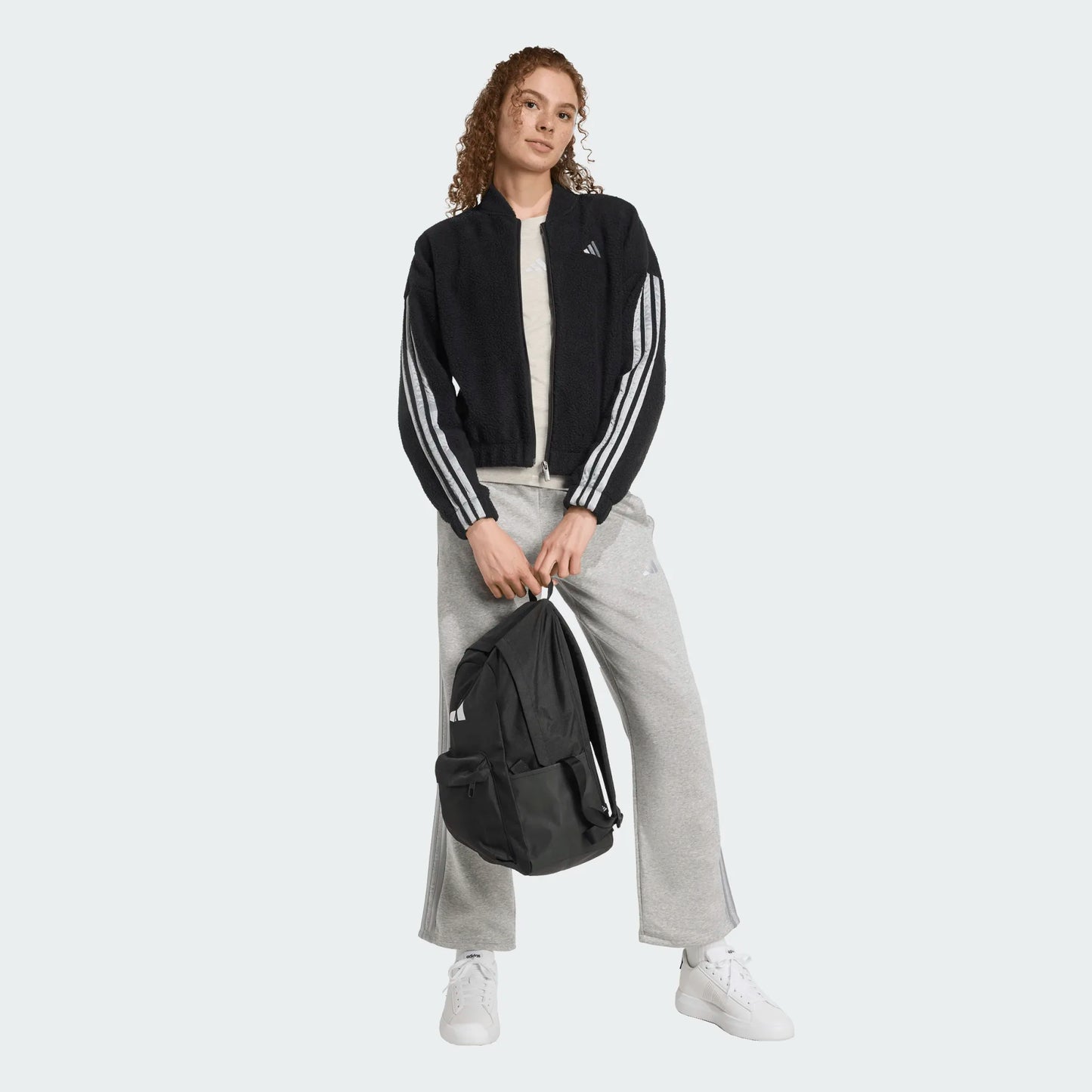 ADIDAS W HOL FZ BLACK/SILVMT JM1891