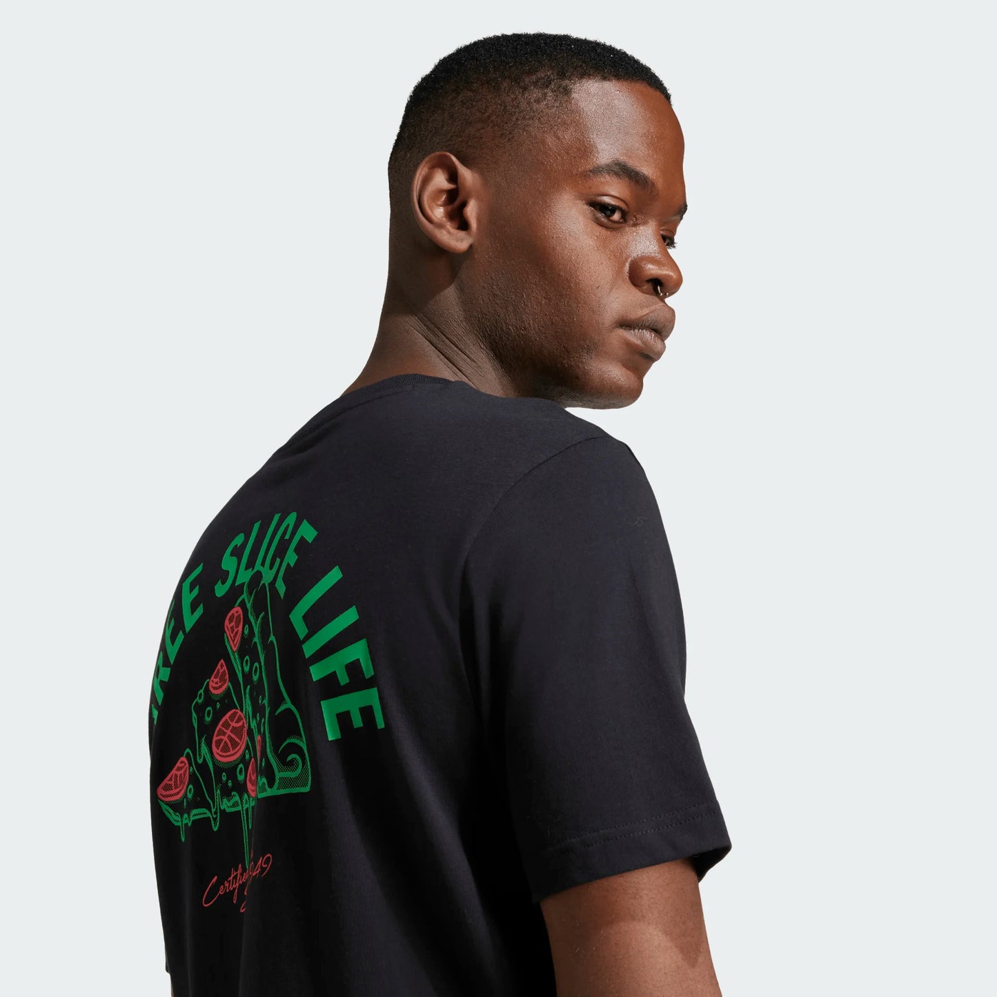 ADIDAS M L PIZZA TEE JM0347