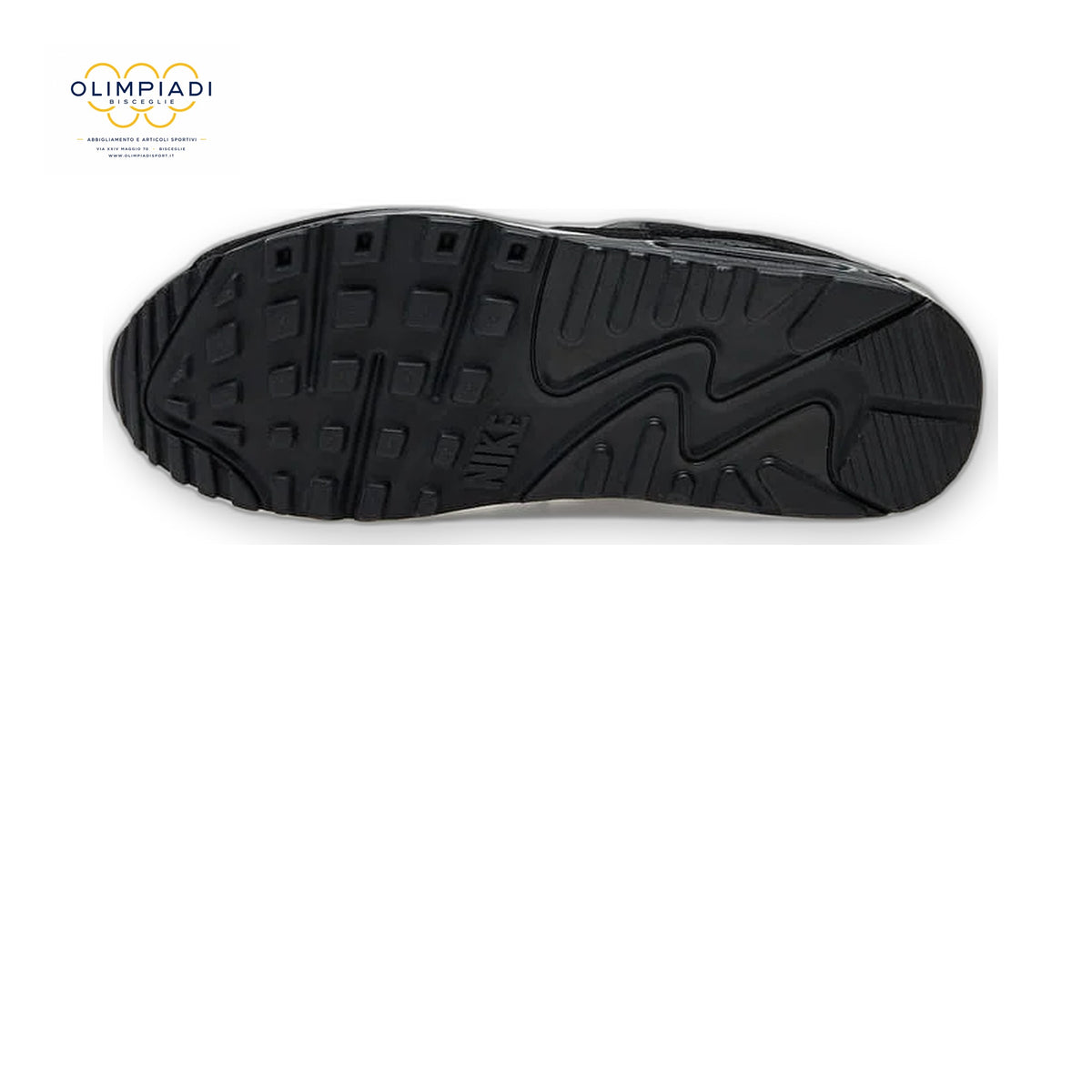 NIKE SNEAKERS AIR MAX 90 UOMO NERO CN8490-003