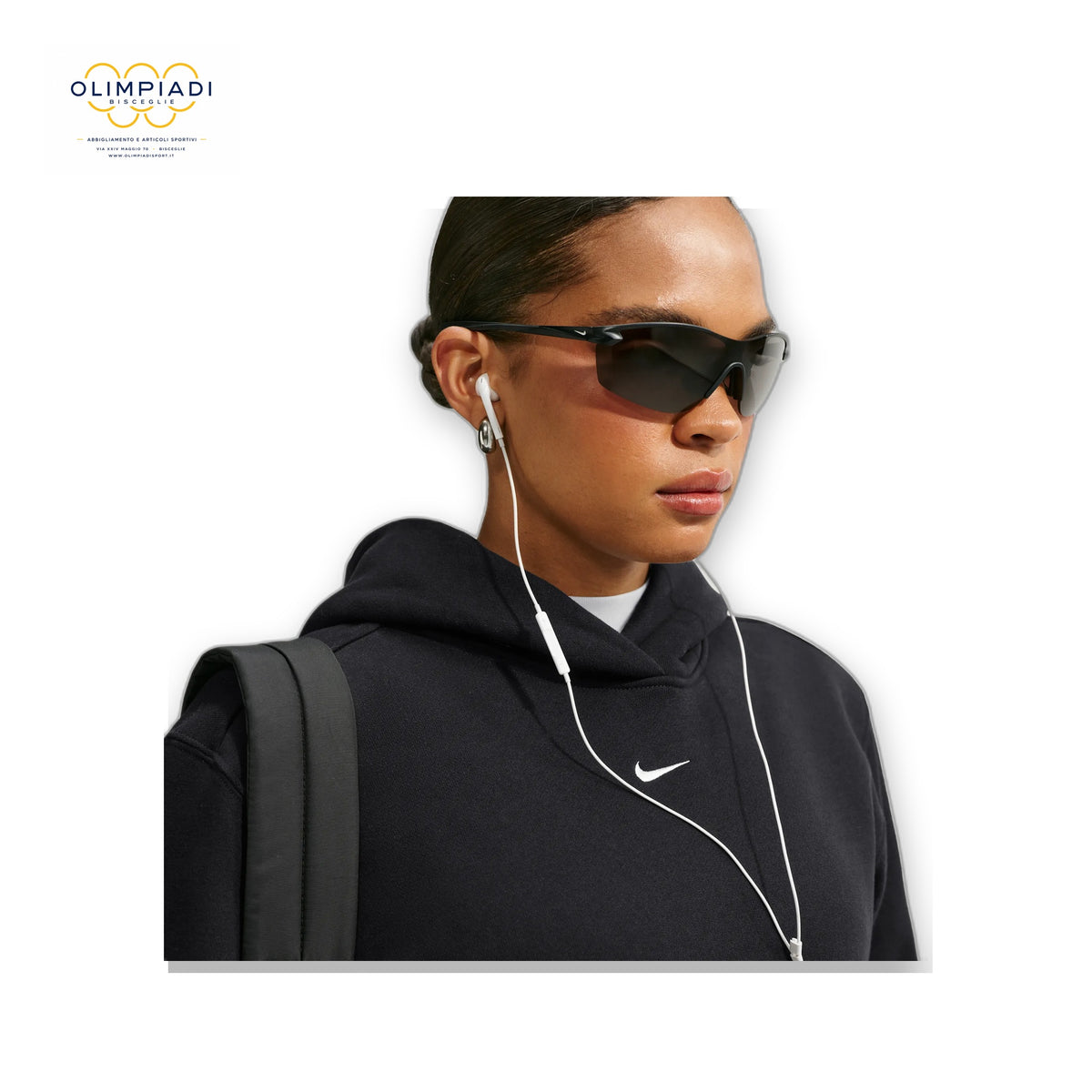 NIKE FELPA CAPPUCCIO STUDIO FLEECE DONNA IM8100-010