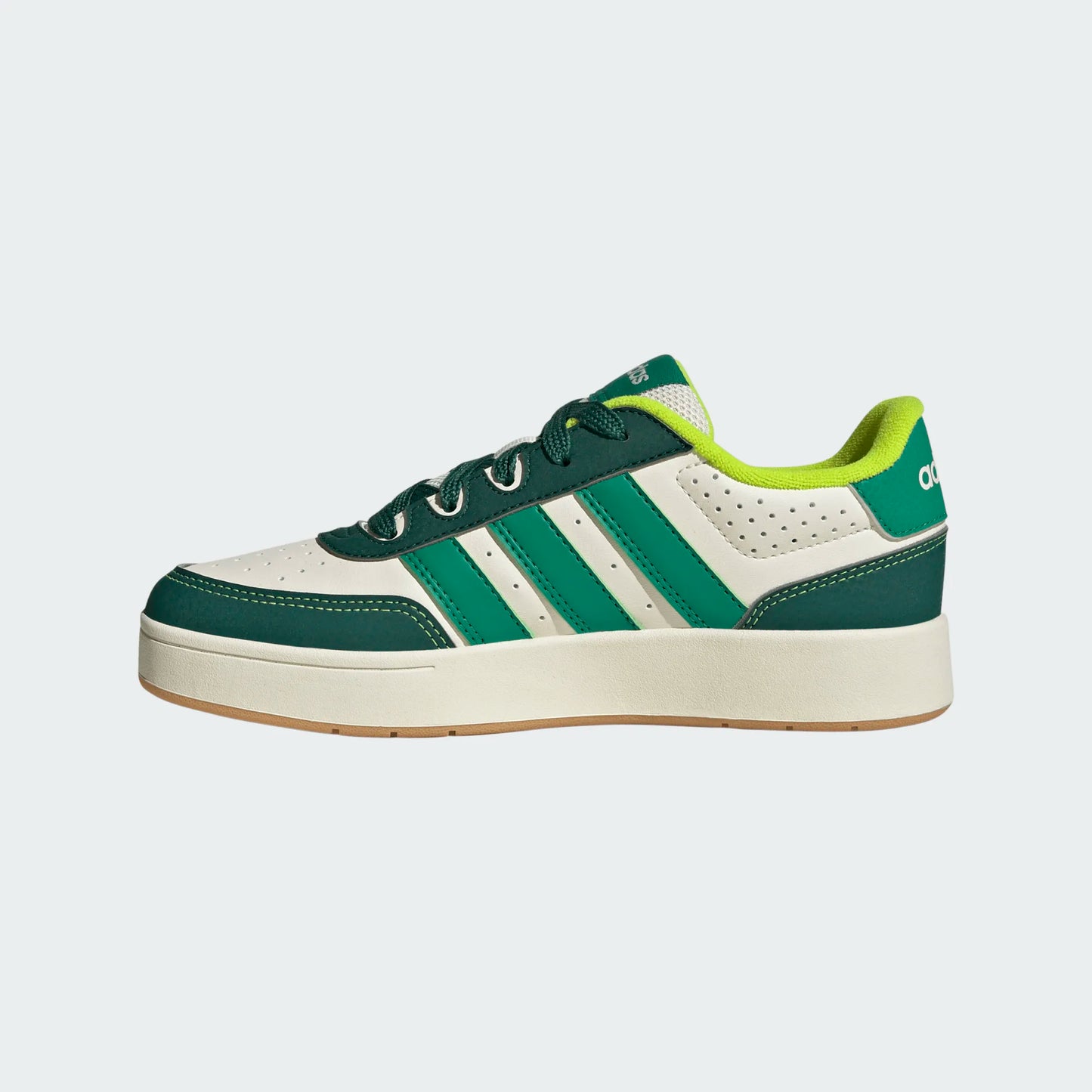ADIDAS BREAKBASE J JP9930 OWHITE/CGREEN/COUGRN