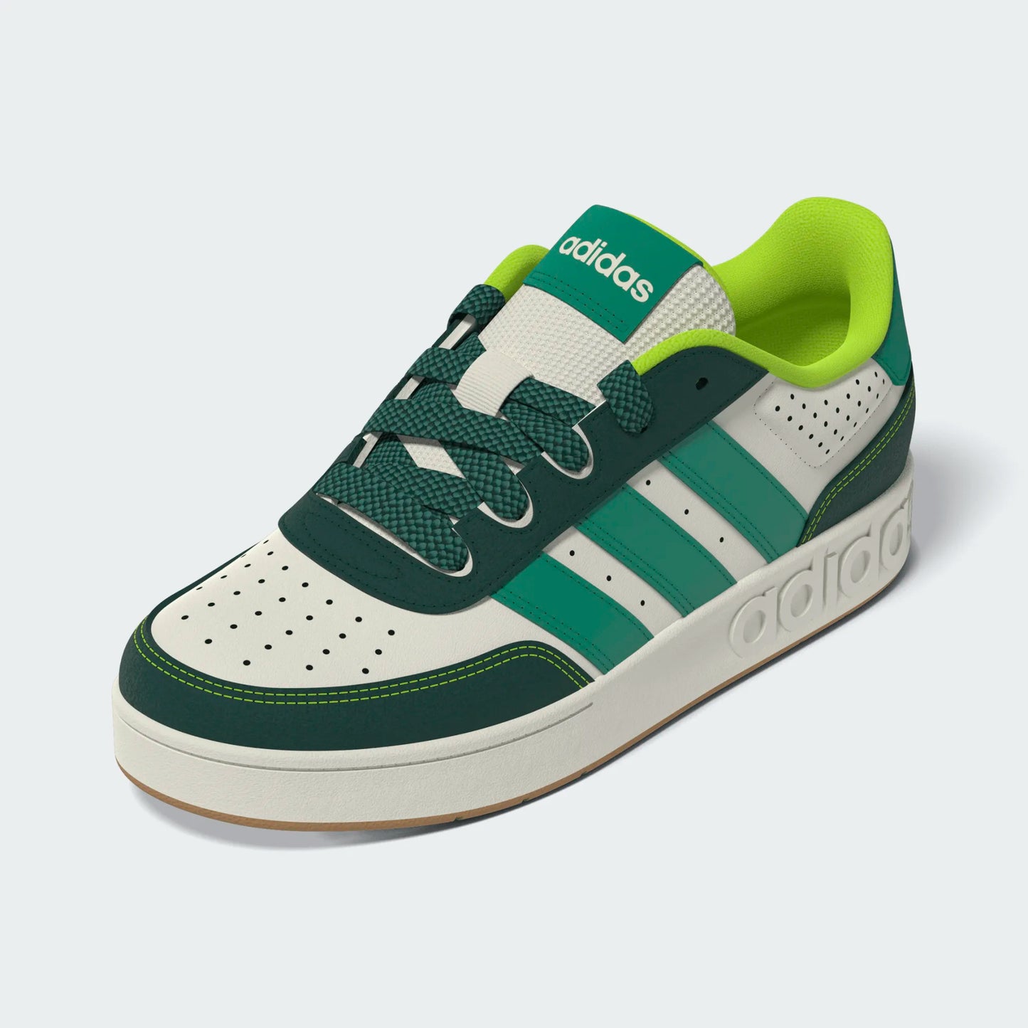 ADIDAS BREAKBASE J JP9930 OWHITE/CGREEN/COUGRN