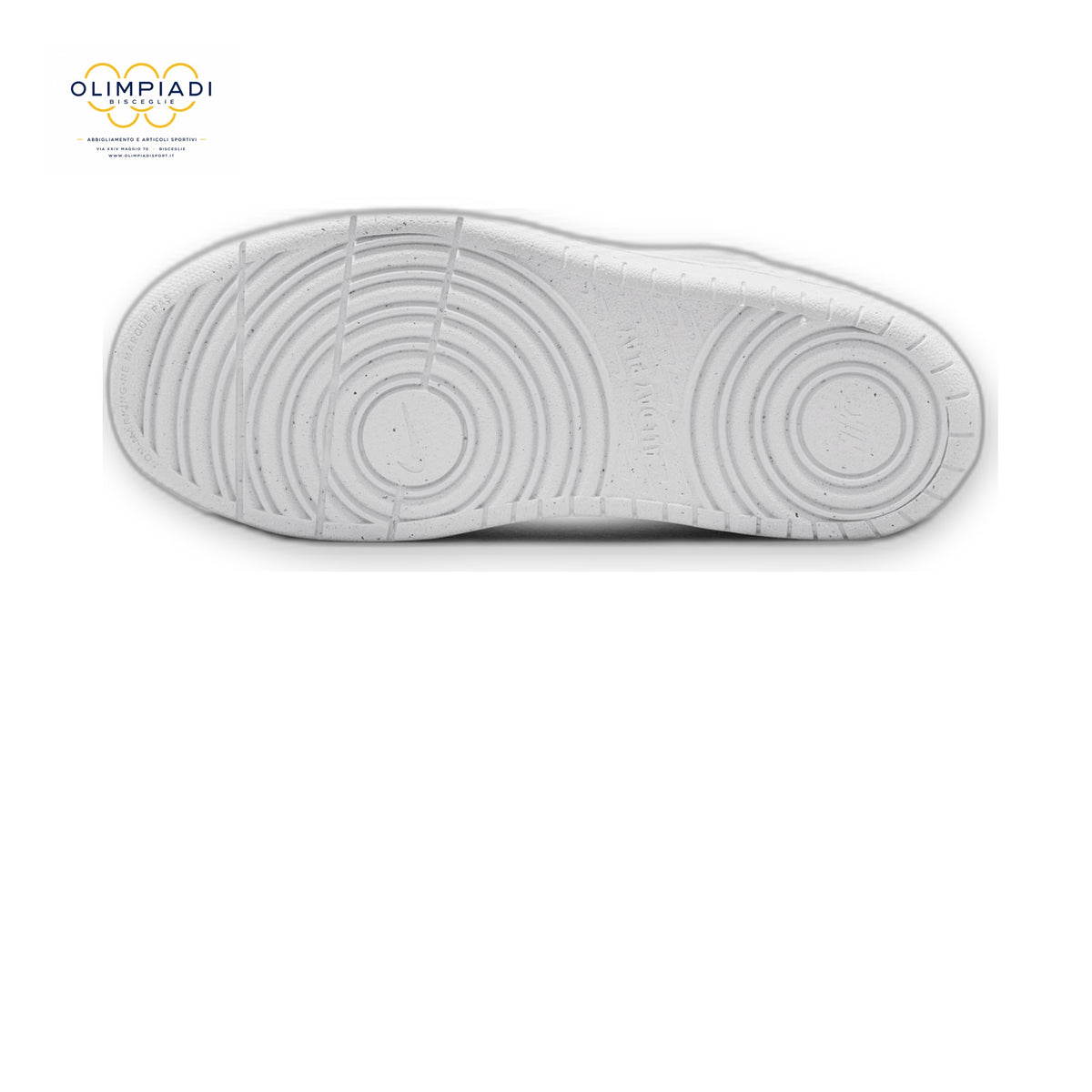NIKE SNEAKERS COURT BOROUGH LOW RECRAFT PS BAMBINO BIANCO DV5457-106