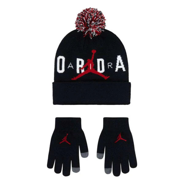 JORDAN JAN JORDAN HBR POM BEANIE SET 9A0869-023