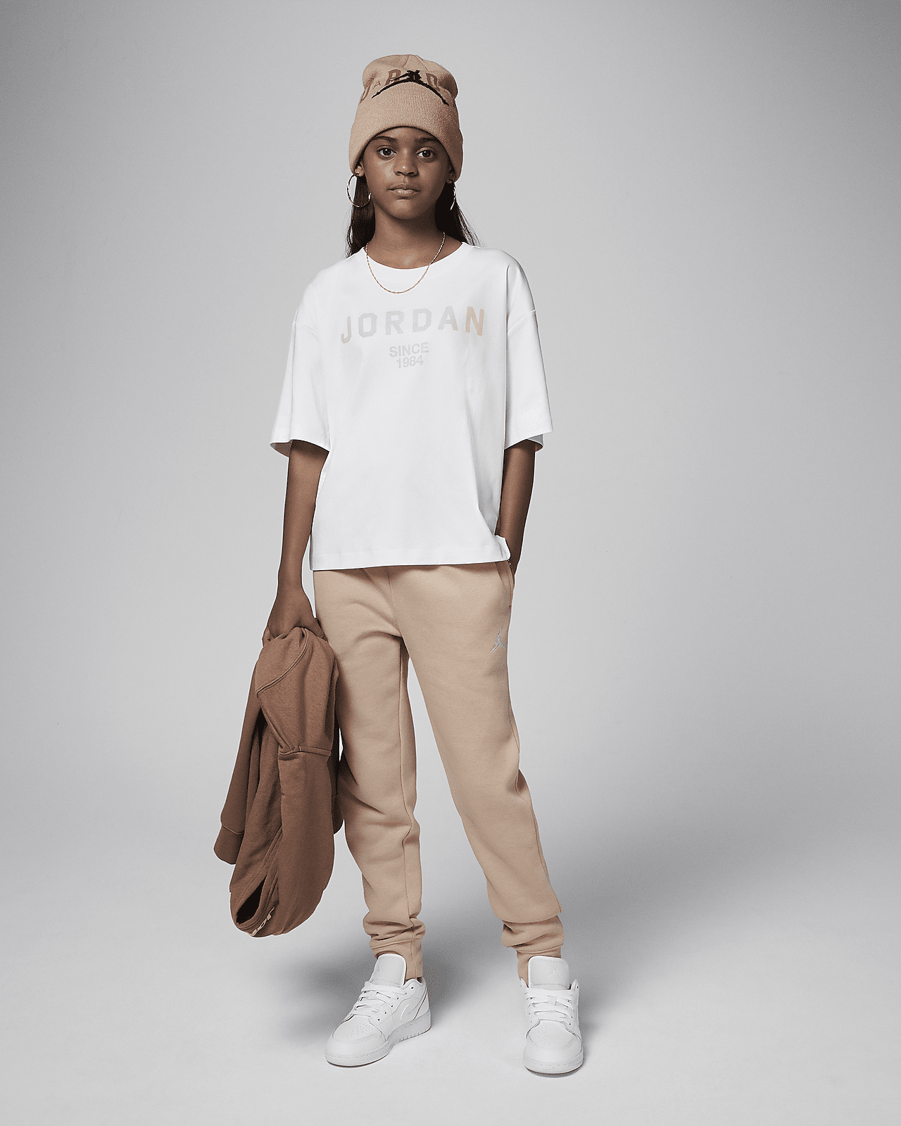 JORDAN T-SHIRTK 45D334-782 BIANCO
