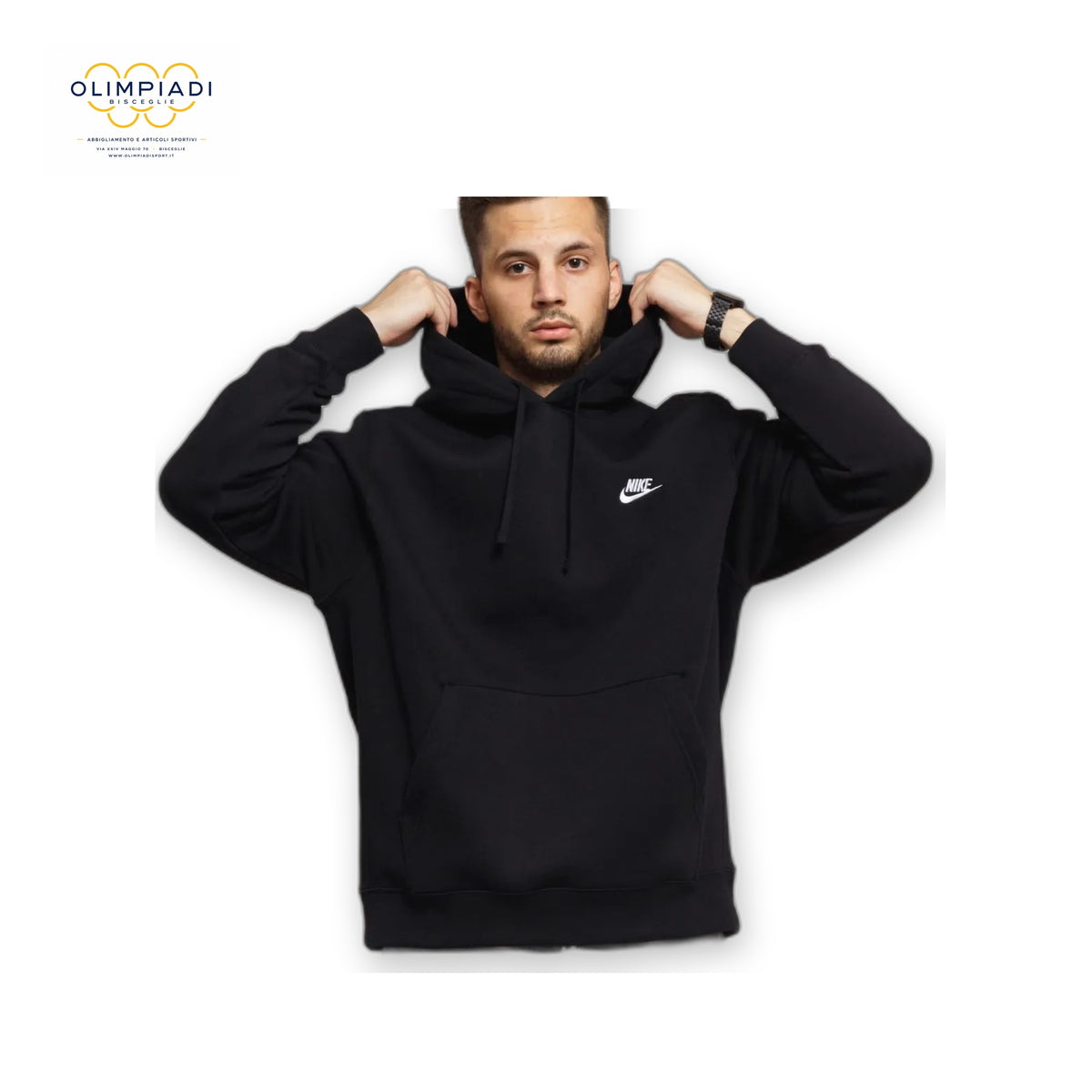 NIKE FELPA M BV2654 NERO