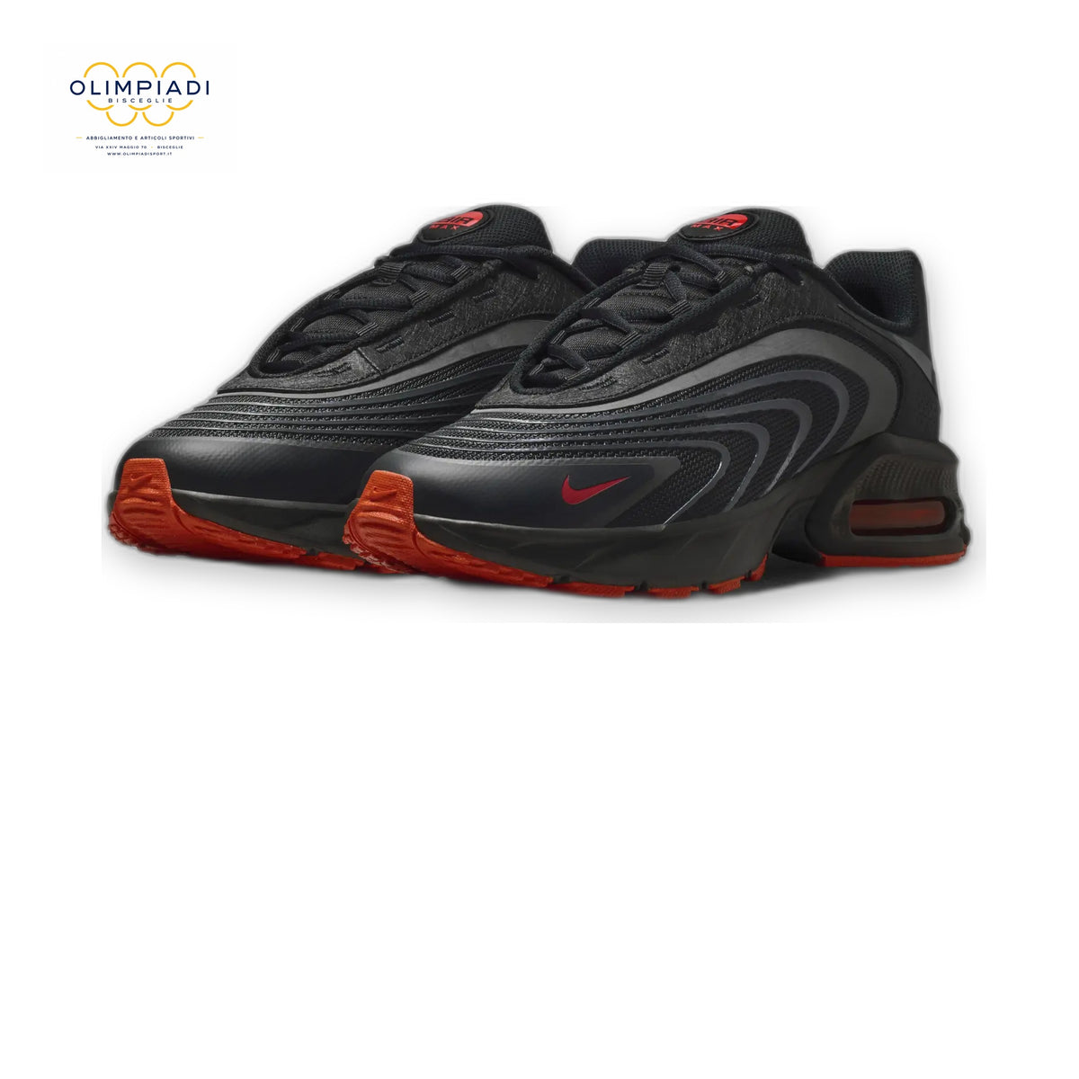 NIKE SNEAKERS AIR MAX FIRE UOMO ANTRACITE/ROSSO IR0819-013