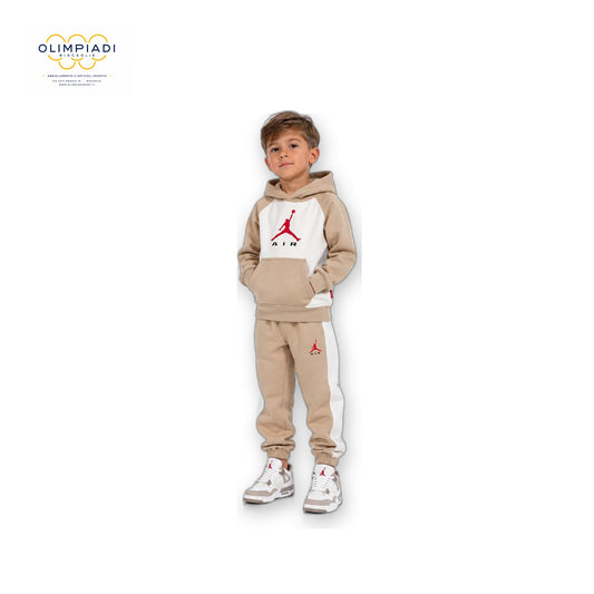 JORDAN TUTA FELPA CAPPUCCIO MJ AIR HBR BAMBINO 85G184-X0L