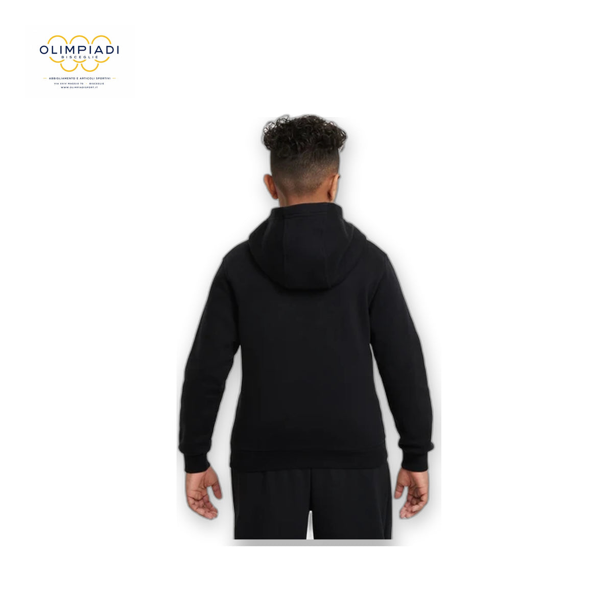 NIKE FLEECE FELPA COTONE - FD3000-010